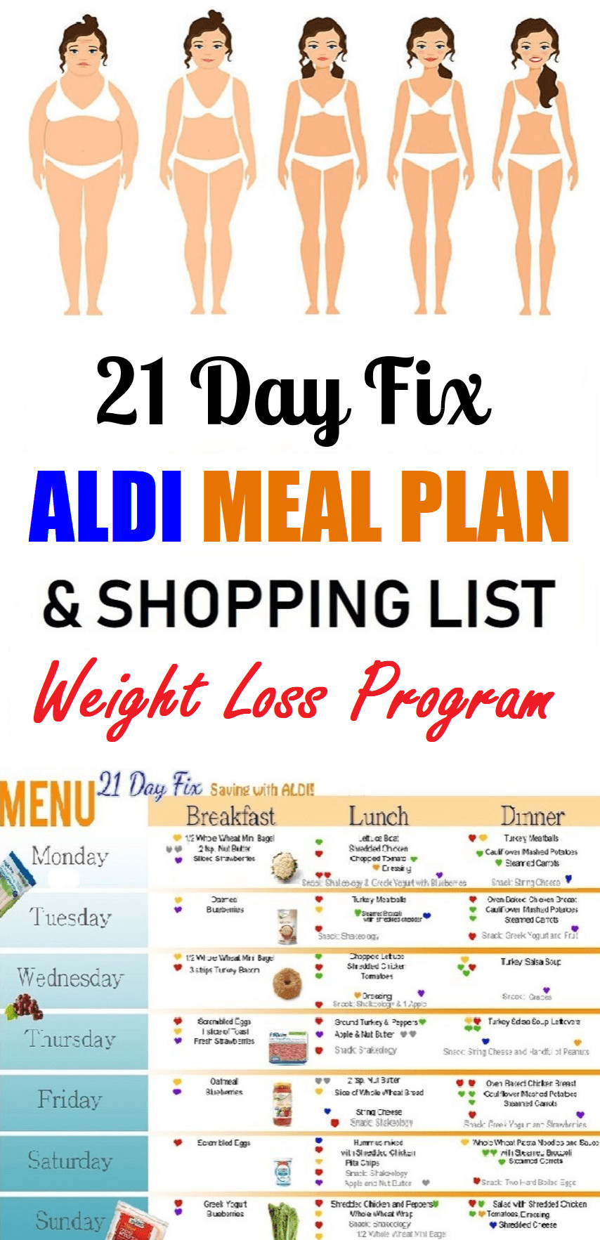 Aldi Weight Loss Meal Plan
 Pin on Clean eating