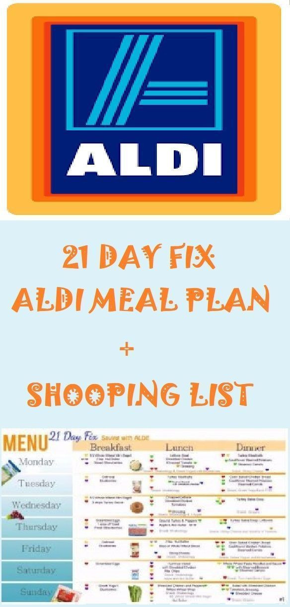 Aldi Weight Loss Meal Plan
 ALDI meal plan