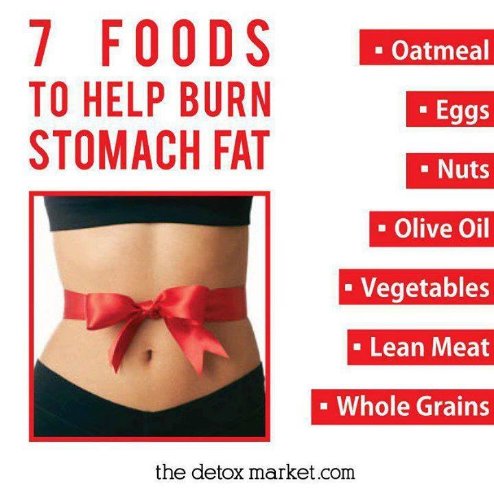 Back Fat Burning Foods
 7 foods to help burn Stomach fat