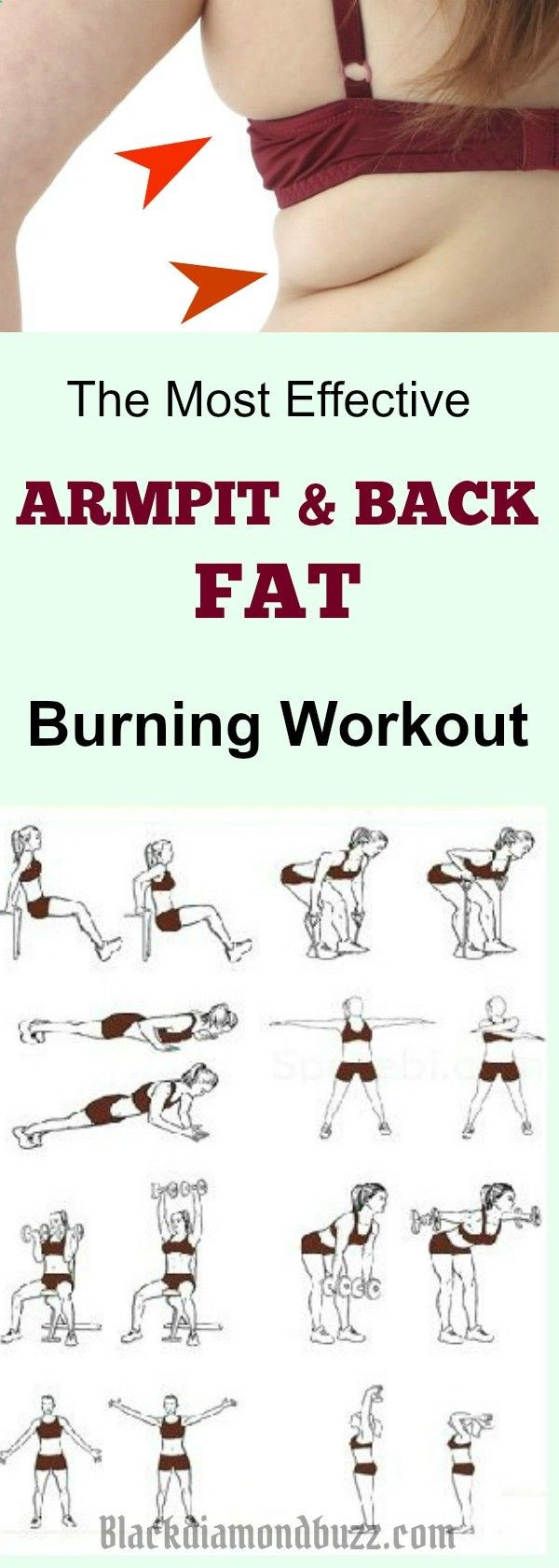 Back Fat Burning Workout
 Pin on Rutinas