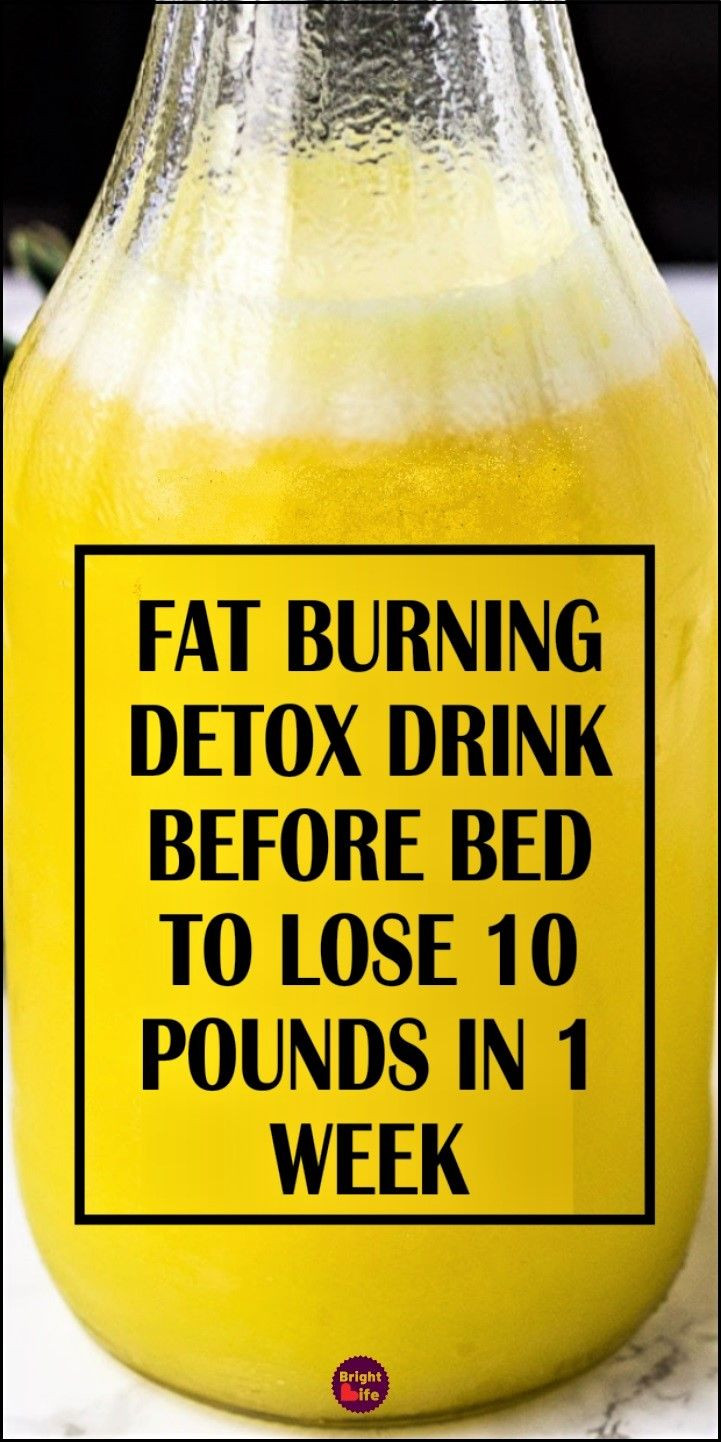 Before Bed Detox Drink Burn Belly Fat
 Pin on detox drink