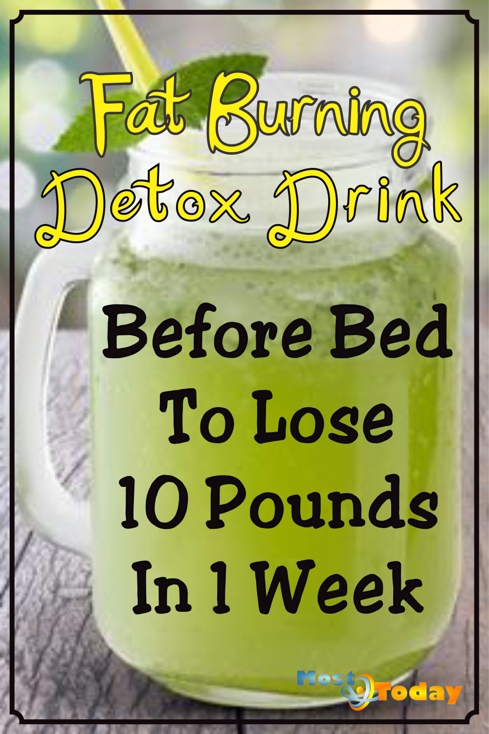 Before Bed Detox Drink Burn Belly Fat
 Pin on detox drinks fat burning