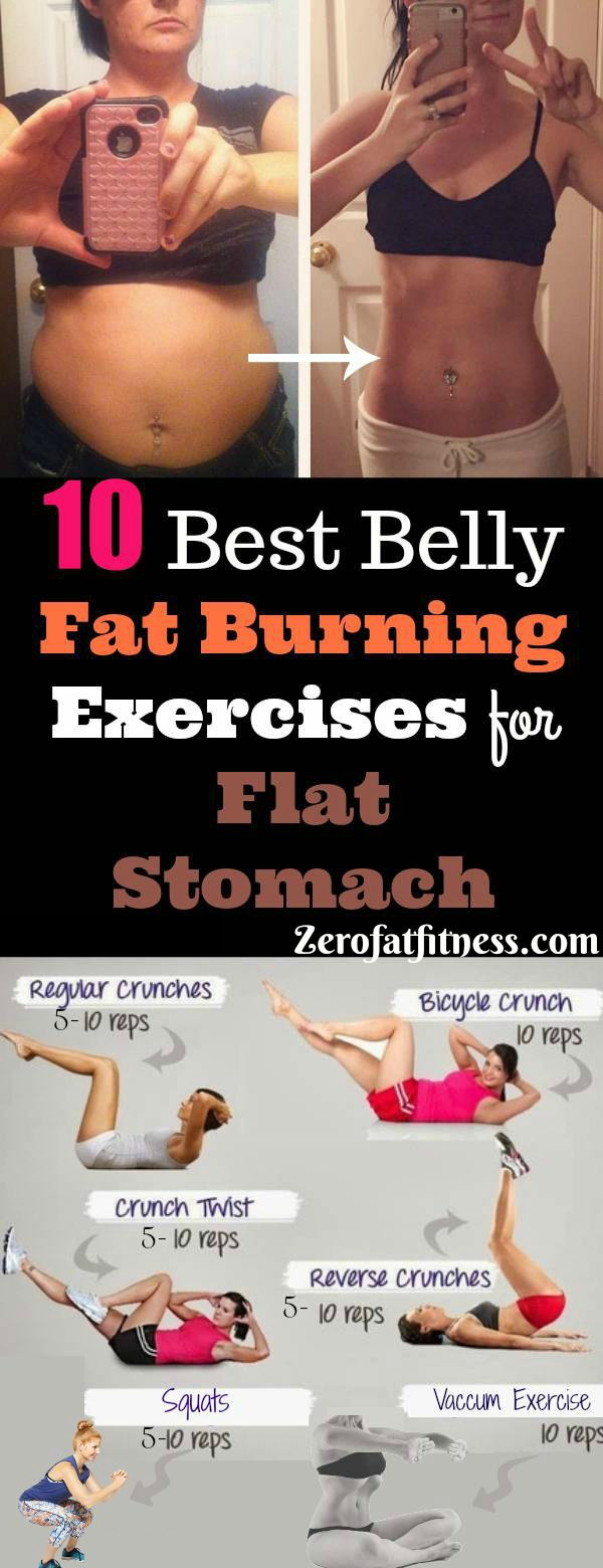 Belly Fat Burning Workout
 10 Best Belly Fat Burning Exercises for Flat Stomach at