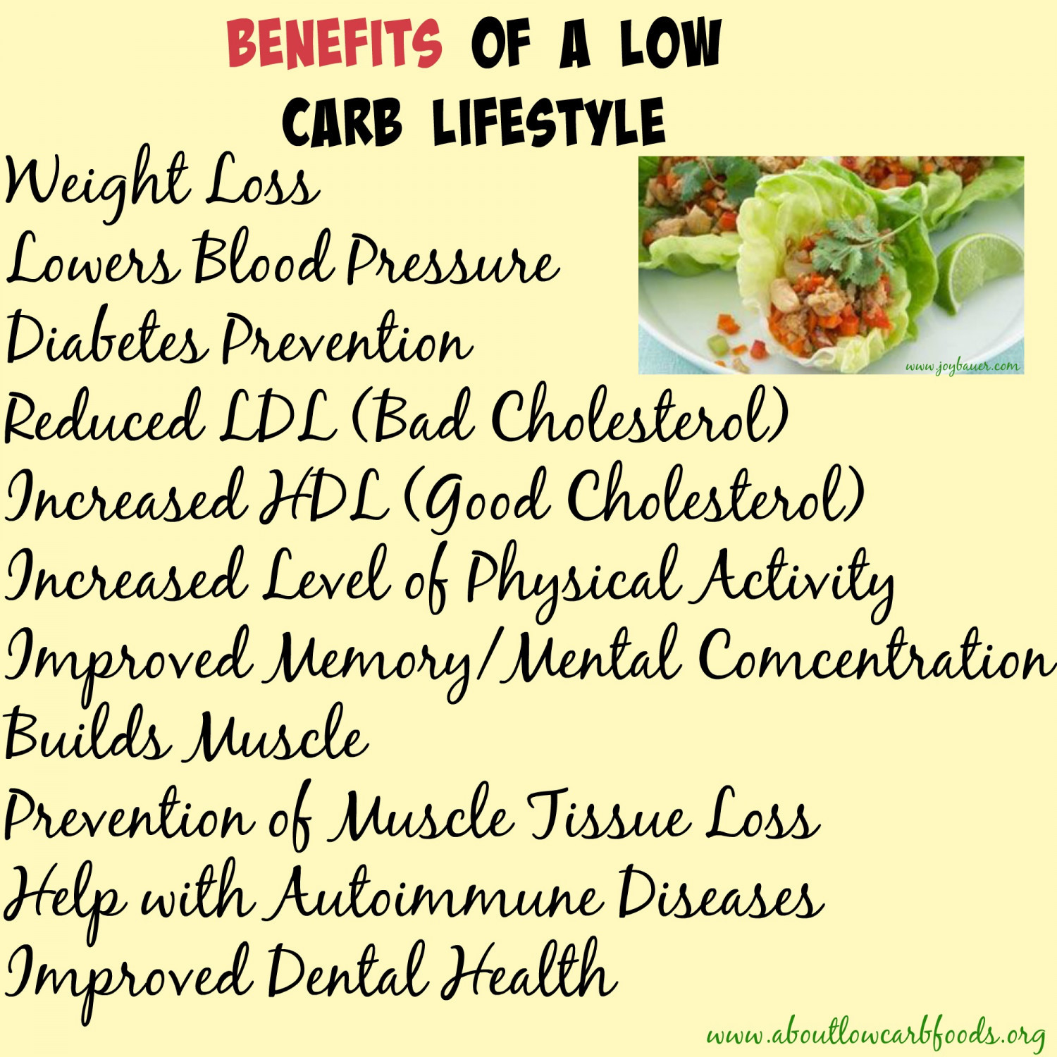Benefits Of Low Carb Diet
 Benefits of A Low Carb Diet