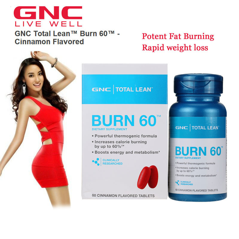Best Gnc Weight Loss Supplements
 GNC Total Lean Burn 60 Cinnamon Flavored Tablets WoopHerb