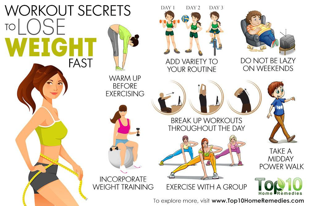 Best Weight Loss Exercises
 10 Workout Secrets to Lose Weight Fast
