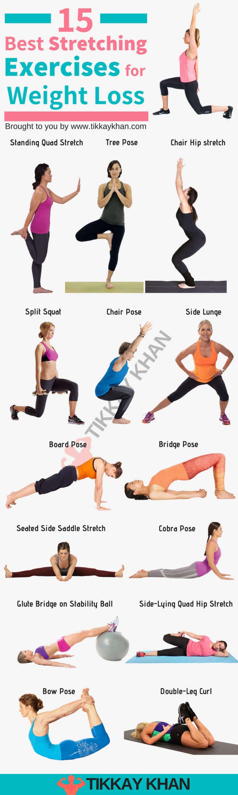 Best Weight Loss Exercises
 15 Best Stretching Exercises for Weight Loss Health