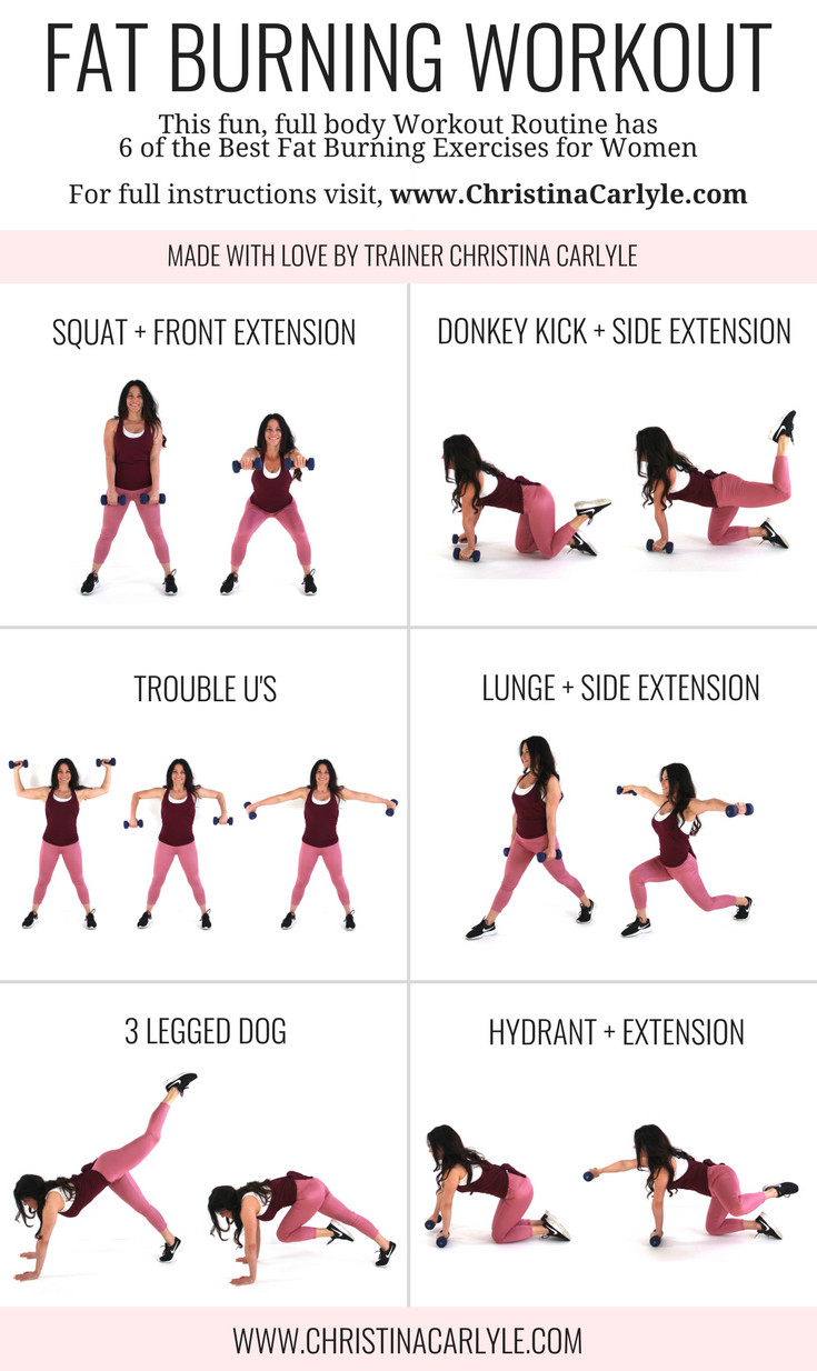 Body Fat Burning Workouts
 Full Body Fat Burning HIIT Workout Routine for Women