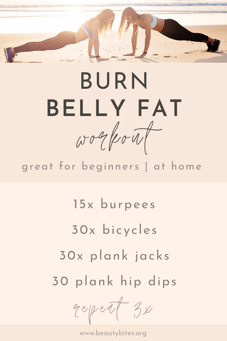 Burn Belly Fat At Home
 10 Minute At Home Fat Burning Ab Workout For A Flat