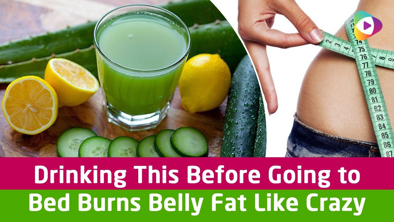Burn Belly Fat Fast Drink Before Bed
 Drinking This Before Going to Bed Burns Belly Fat Like