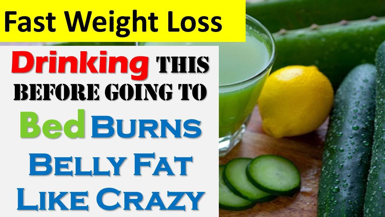 Burn Belly Fat Fast Drink Before Bed
 Drinking This Before Going to Bed Burns Belly Fat Like
