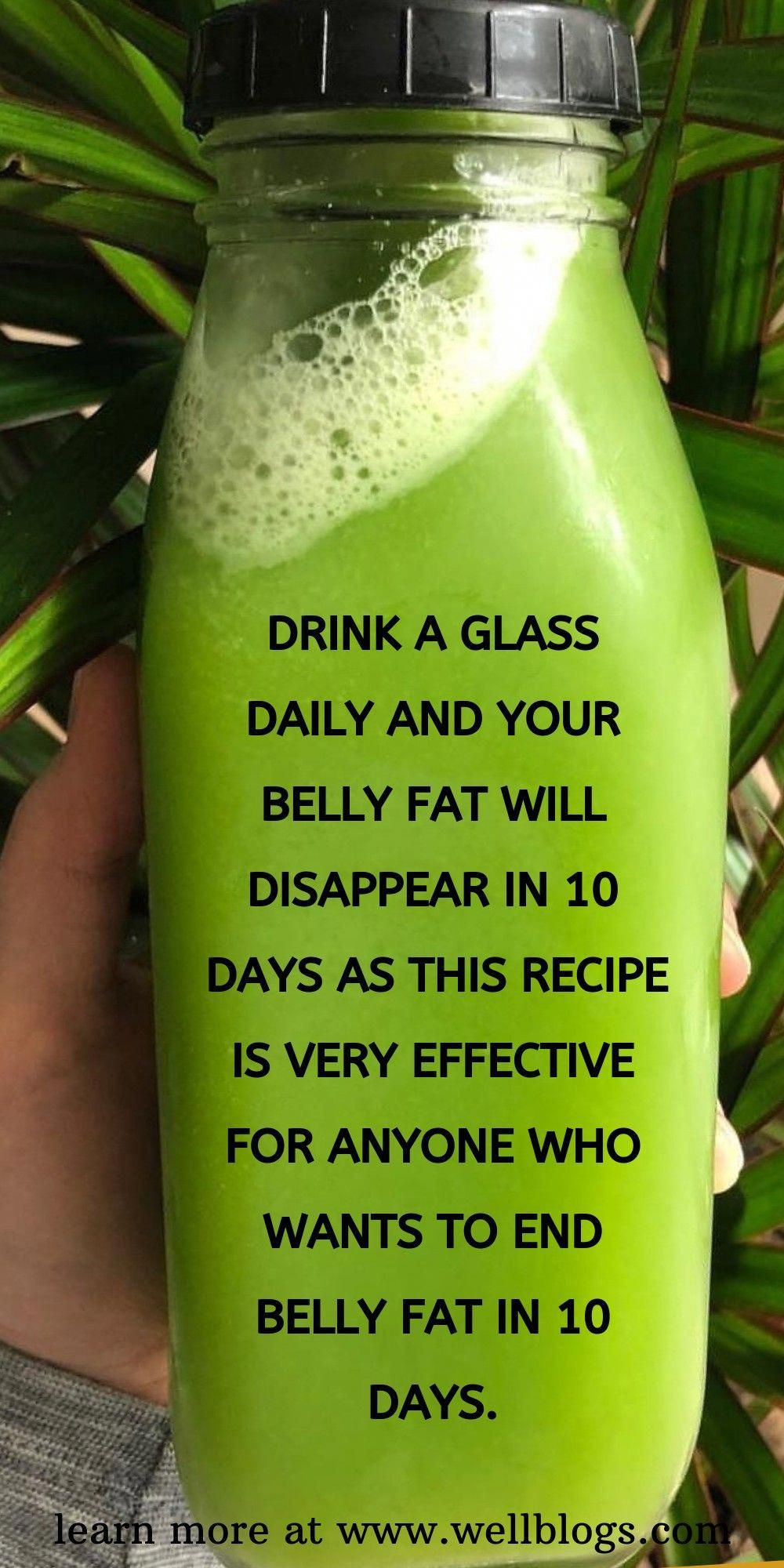 belly fat reduce drink