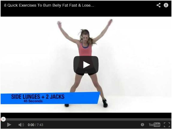 Burn Belly Fat Fast Workout Losing Weight
 8 Quick Exercises To Burn Belly Fat Fast & Lose Weight Fast