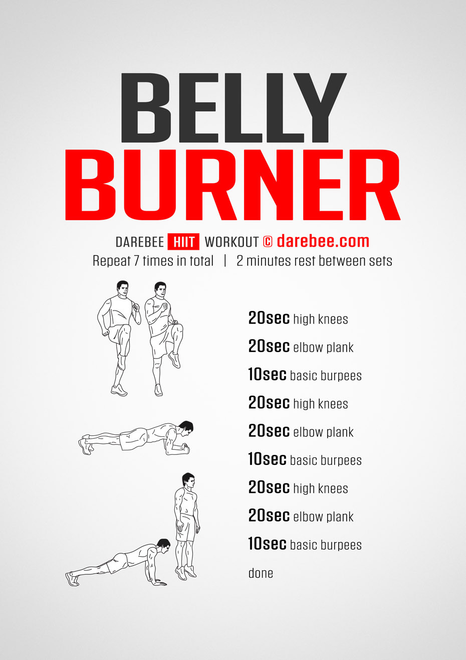 Burn Belly Fat For Men
 Belly Burner Workout