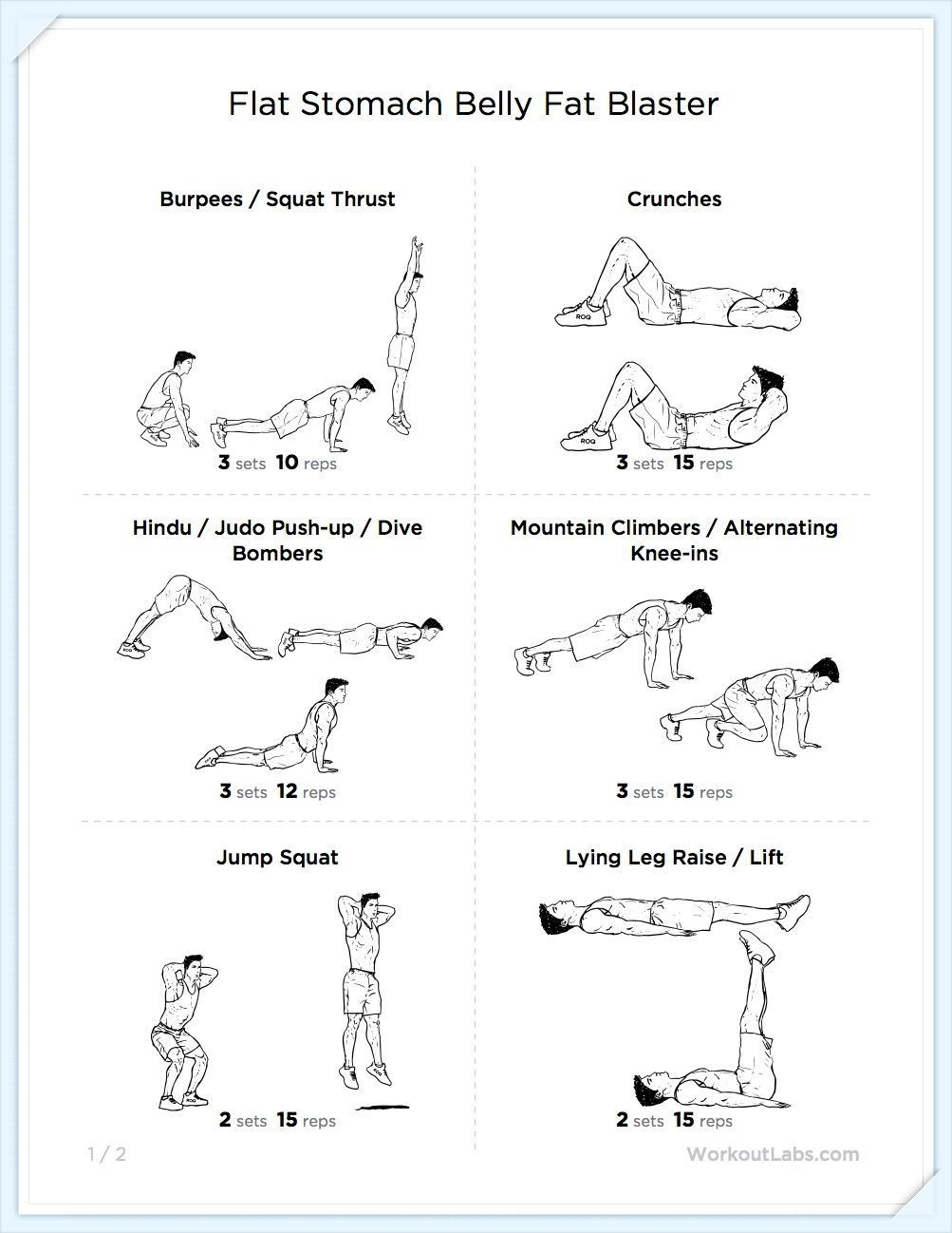 Burn Belly Fat Workout Men
 Pin on Health
