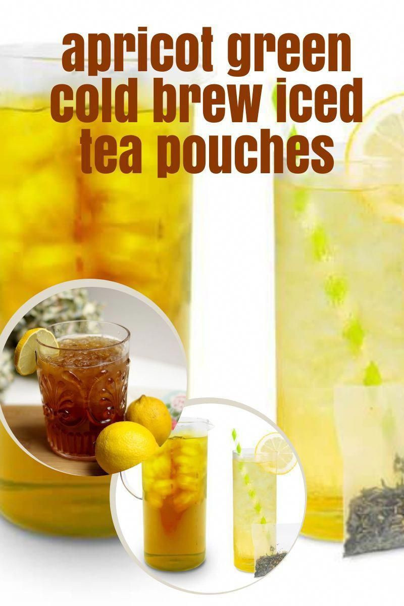 Cold Green Tea Weight Loss
 Apricot Green Cold Brew Iced Tea Pouches in 2020