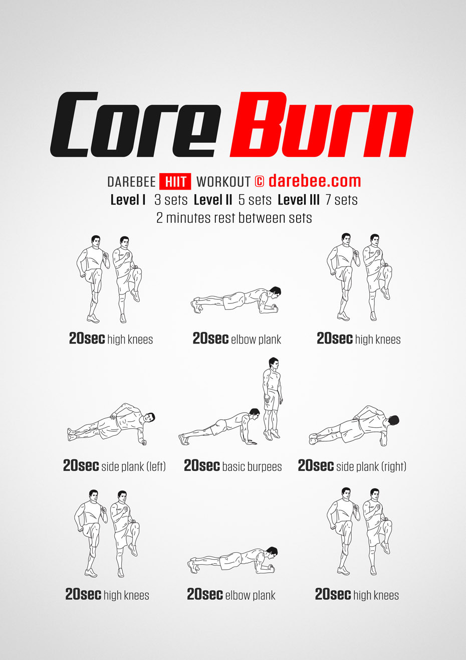 Core Fat Burning Workout
 Core Burn Workout