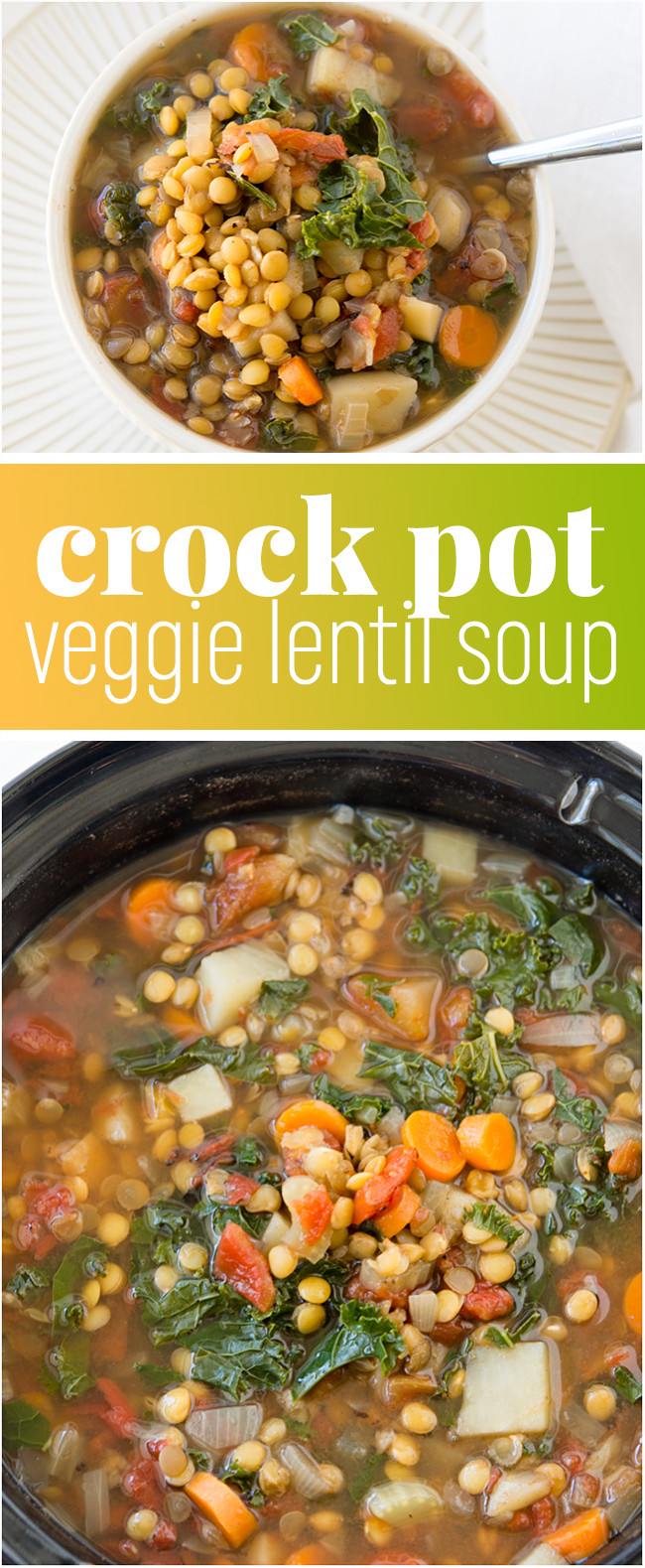 Crockpot Plant Based Recipes
 Crock Pot Ve able Lentil Soup Recipe