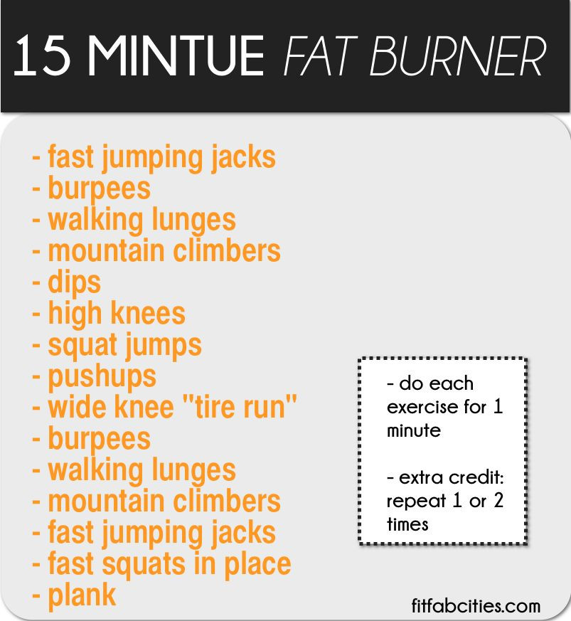 Daily Fat Burning Workout
 Pin on The Best Way To Burn Fat