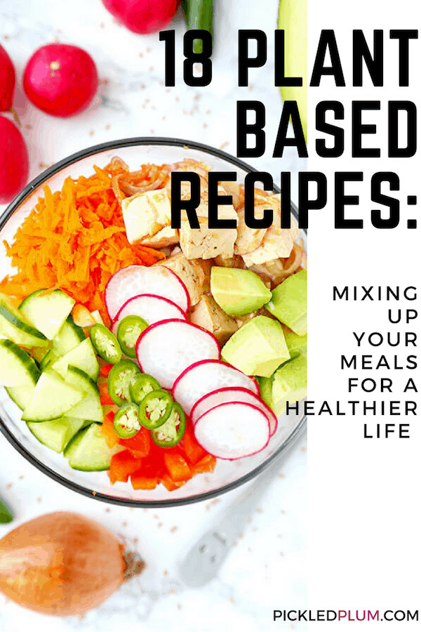 Delicious Plant Based Recipes
 18 Plant Based Recipes Mixing Up Your Meals For a