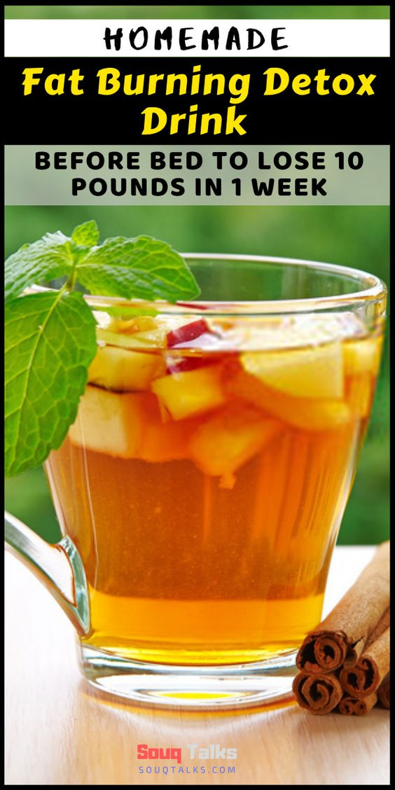 Detox Drink Before Bed Burn Belly Fat
 Homemade Fat Burning Detox Drink Before Bed To Lose 10