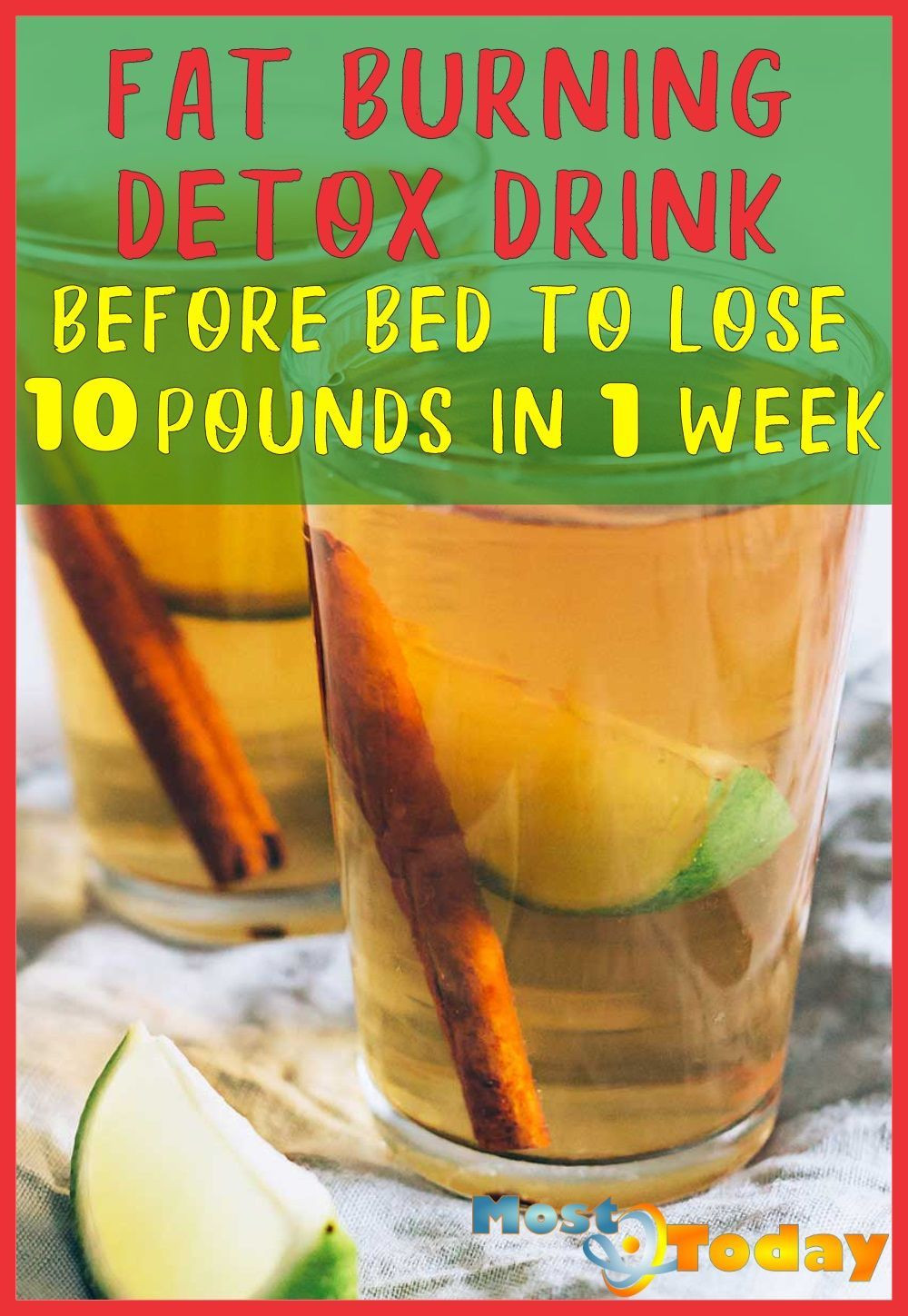Detox Drink Before Bed Burn Belly Fat
 Pin on Juicing For Everyone