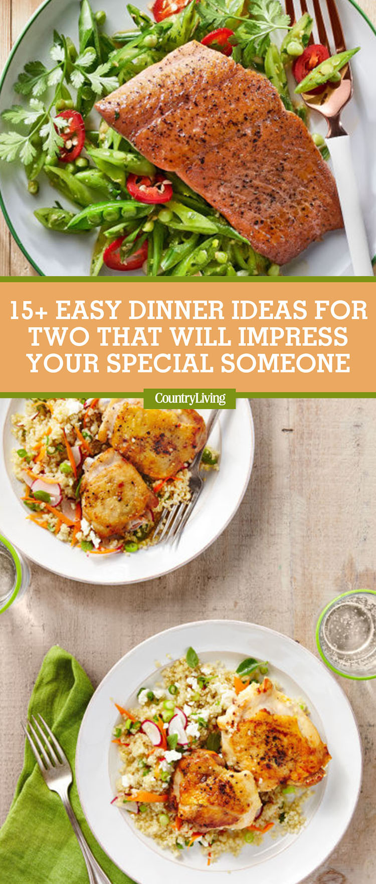 Easy Dinner For 2
 17 Easy Dinner Ideas for Two Romantic Dinner for Two Recipes