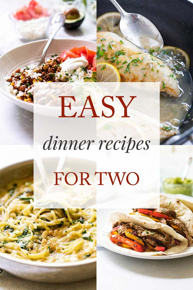 Easy Dinner Ideas For Two
 11 Easy Dinner Recipes for Two