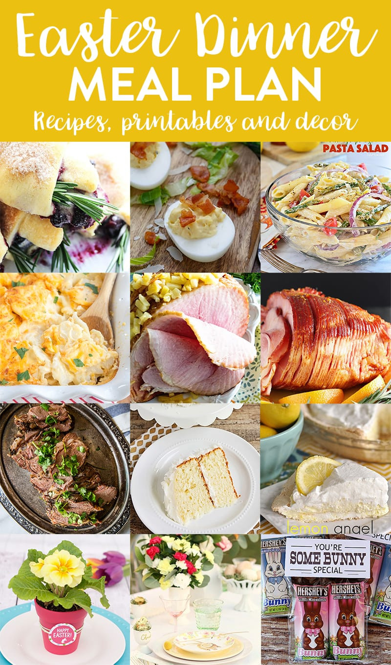 Easy Dinner Party Menu Ideas
 Easy Easter Dinner Meal Plan and Party Ideas
