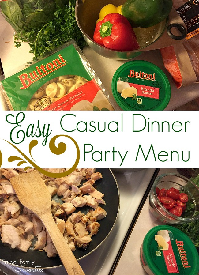 easy menu for a dinner party