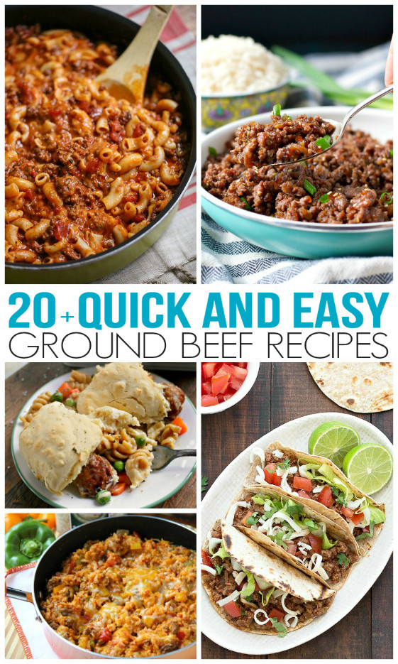 Easy Dinner Recipes Beef
 Quick and Easy Ground Beef Recipes Family Fresh Meals