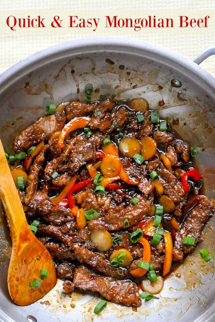 Easy Dinner Recipes Beef
 Mongolian Beef a quick & easy recipe for a take out