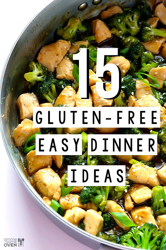 Easy Dinner Recipes Dairy Free
 15 Gluten Free Easy Dinner Ideas