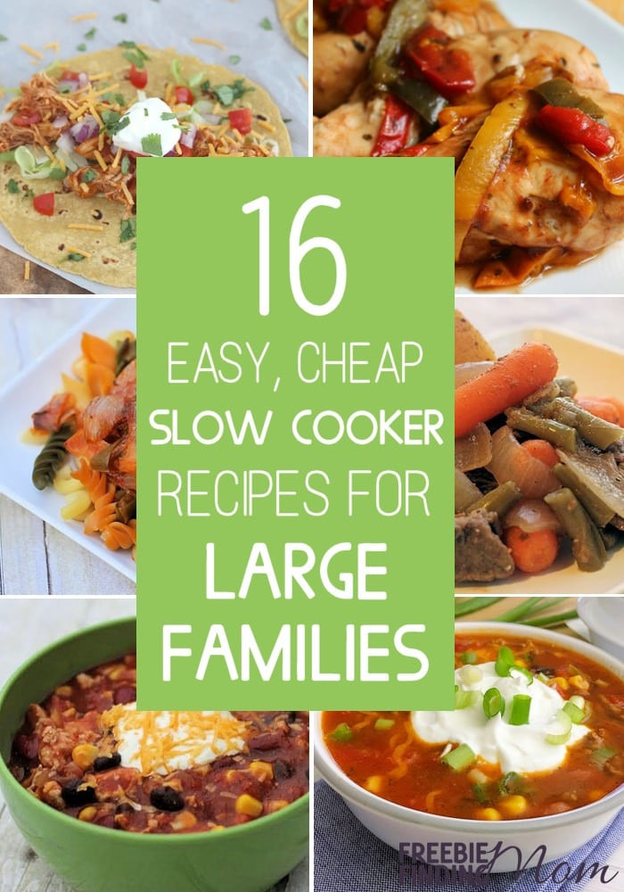 Easy Dinner Recipes For Family Cheap
 16 Easy Cheap Slow Cooker Recipes For Families