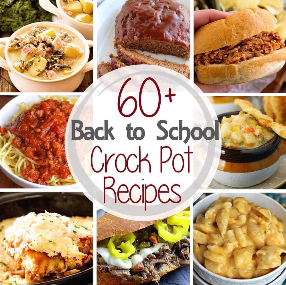 Easy Dinner Recipes For Family Crockpot
 60 Back to School Dinner Crock Pot Recipes Julie s Eats