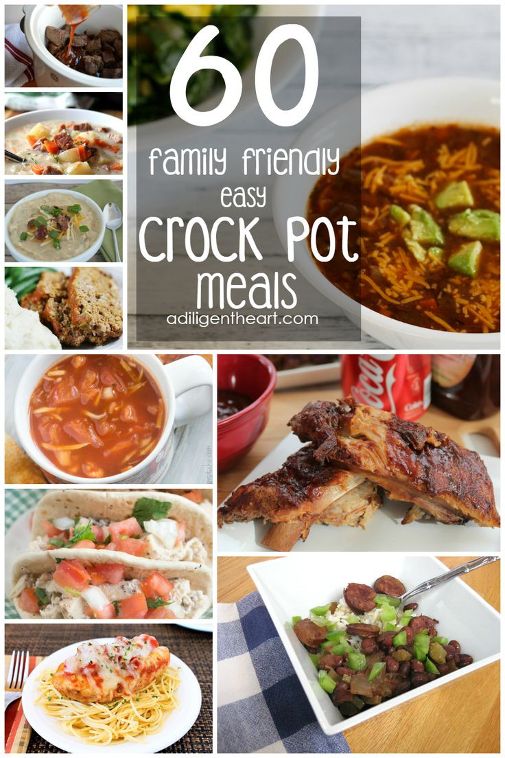 Easy Dinner Recipes For Family Crockpot
 60 Family Friendly Easy Slow Cooker Meals