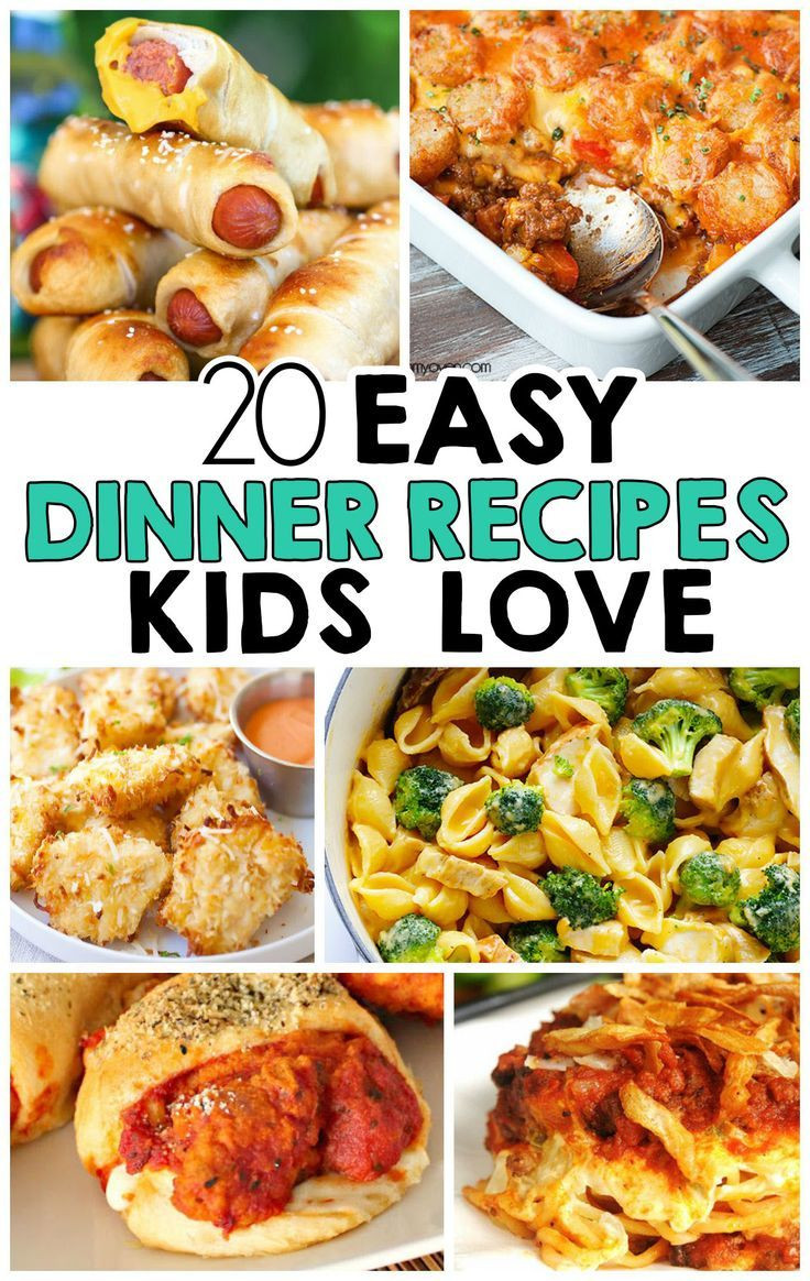 Easy Dinner Recipes For Family With Kids
 20 Easy Dinner Recipes That Kids Love