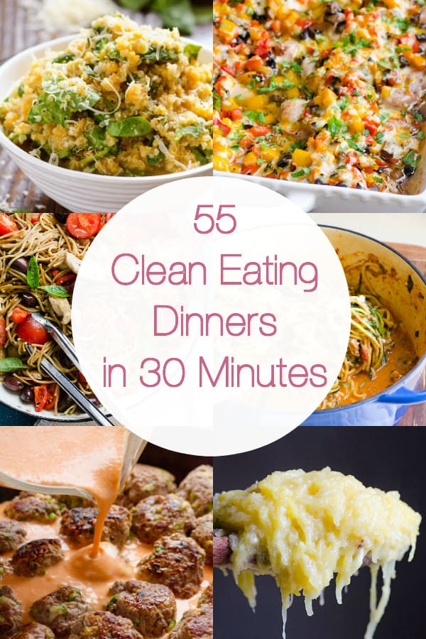 Easy Dinner Recipes For Family With Kids Healthy
 55 Healthy Dinner Ideas in 30 Minutes iFOODreal