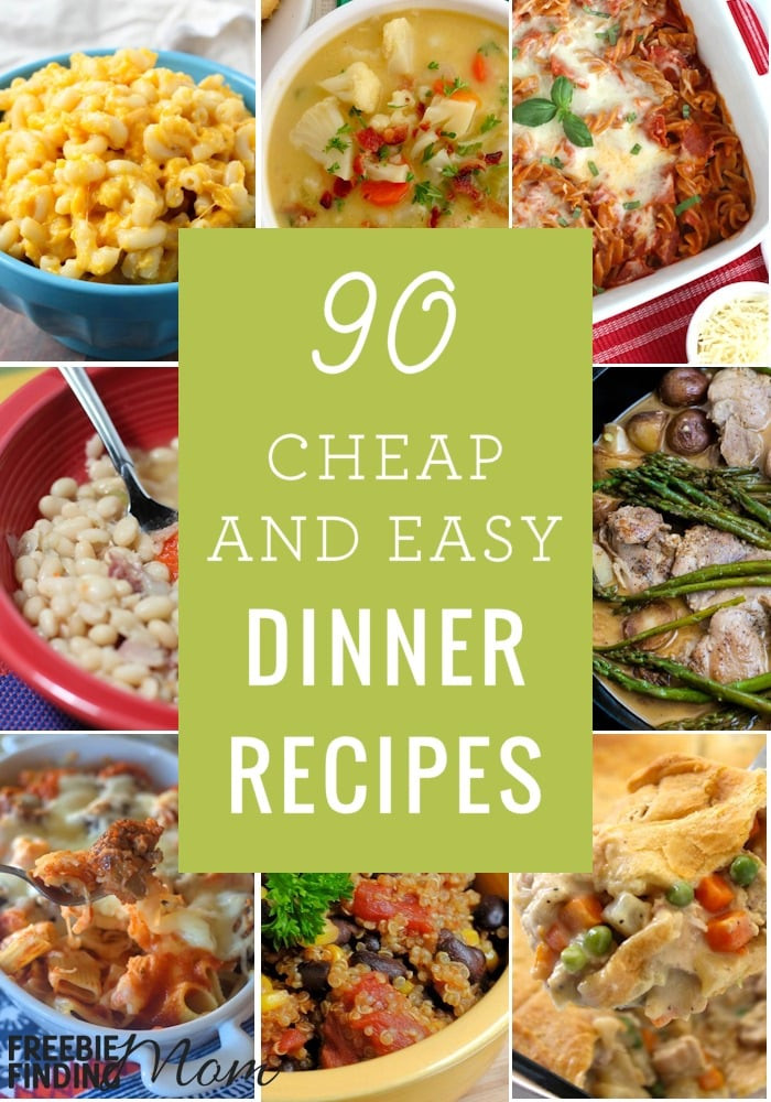 Easy Dinner Recipes For Two Cheap
 90 Cheap Quick Easy Dinner Recipes