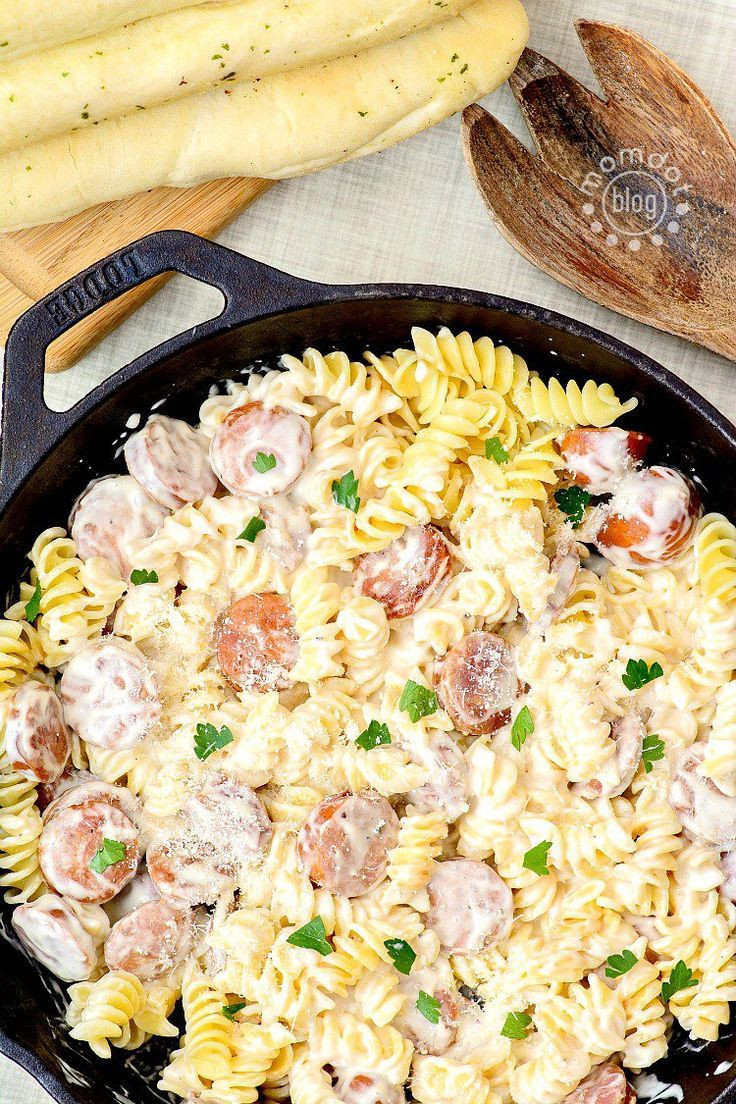 Easy Dinner Recipes For Two Simple
 Spicy Sausage Alfredo for 2