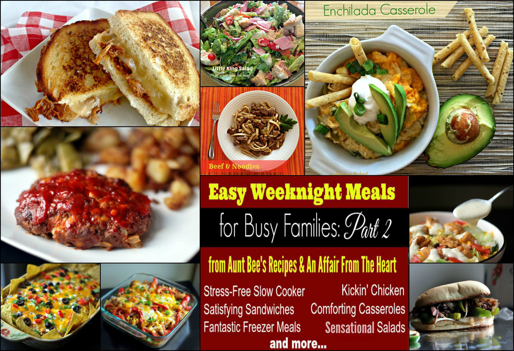Easy Dinner Recipes For Two Simple Weeknight Meals
 Easy Weeknight Meals For Busy Families Part 2 Aunt Bee