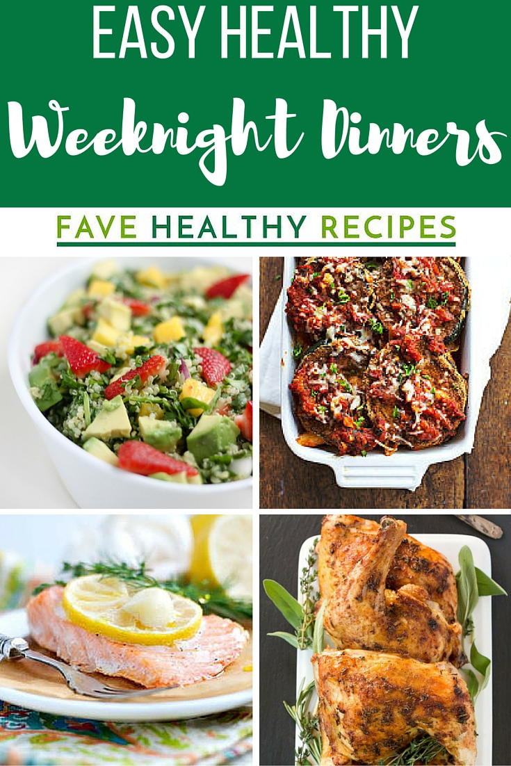 Easy Dinner Recipes For Two Simple Weeknight Meals
 30 Easy Healthy Weeknight Dinners