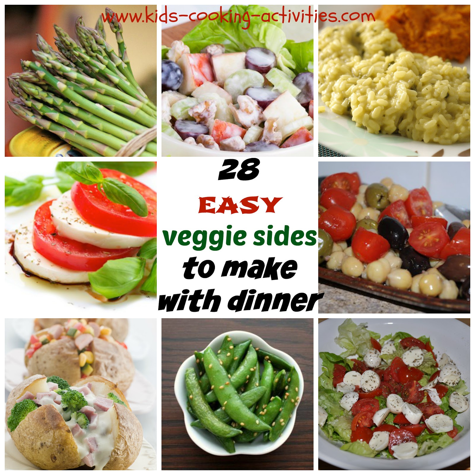 Easy Dinner Sides
 28 Easy Veggie Sides to Make with Dinner