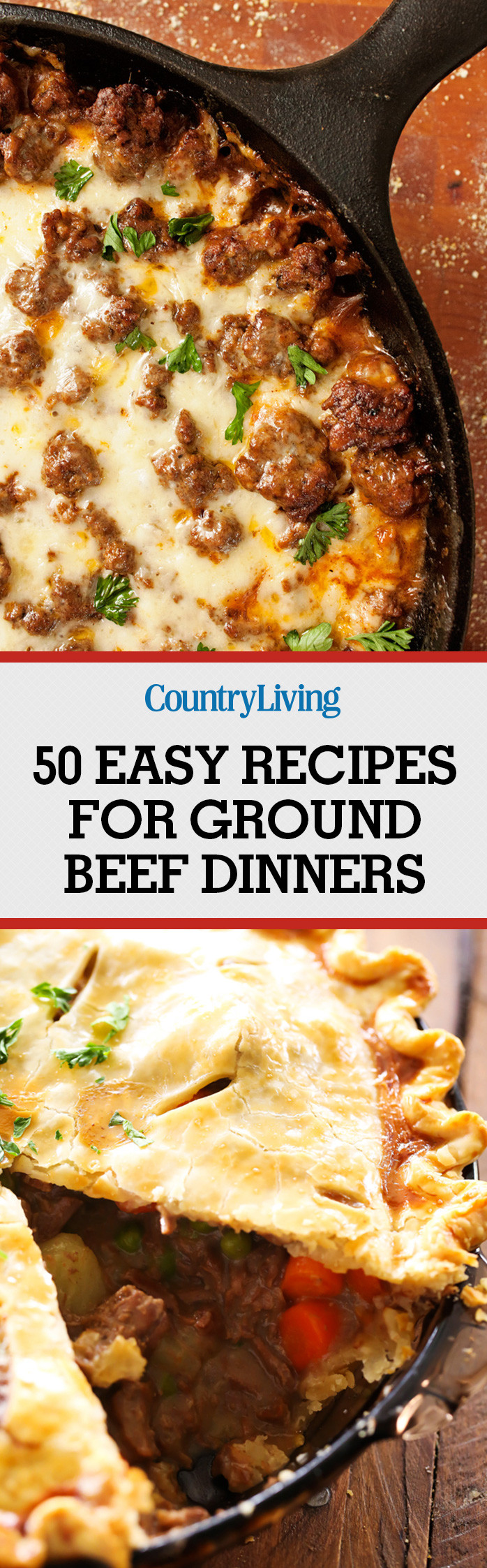 Easy Dinner With Ground Beef
 50 Best Ground Beef Recipes Dinner Ideas With Ground Beef