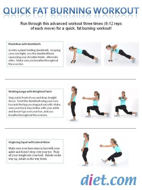 Easy Fat Burning Workouts
 Quick fat burning workout for busy people from Diet