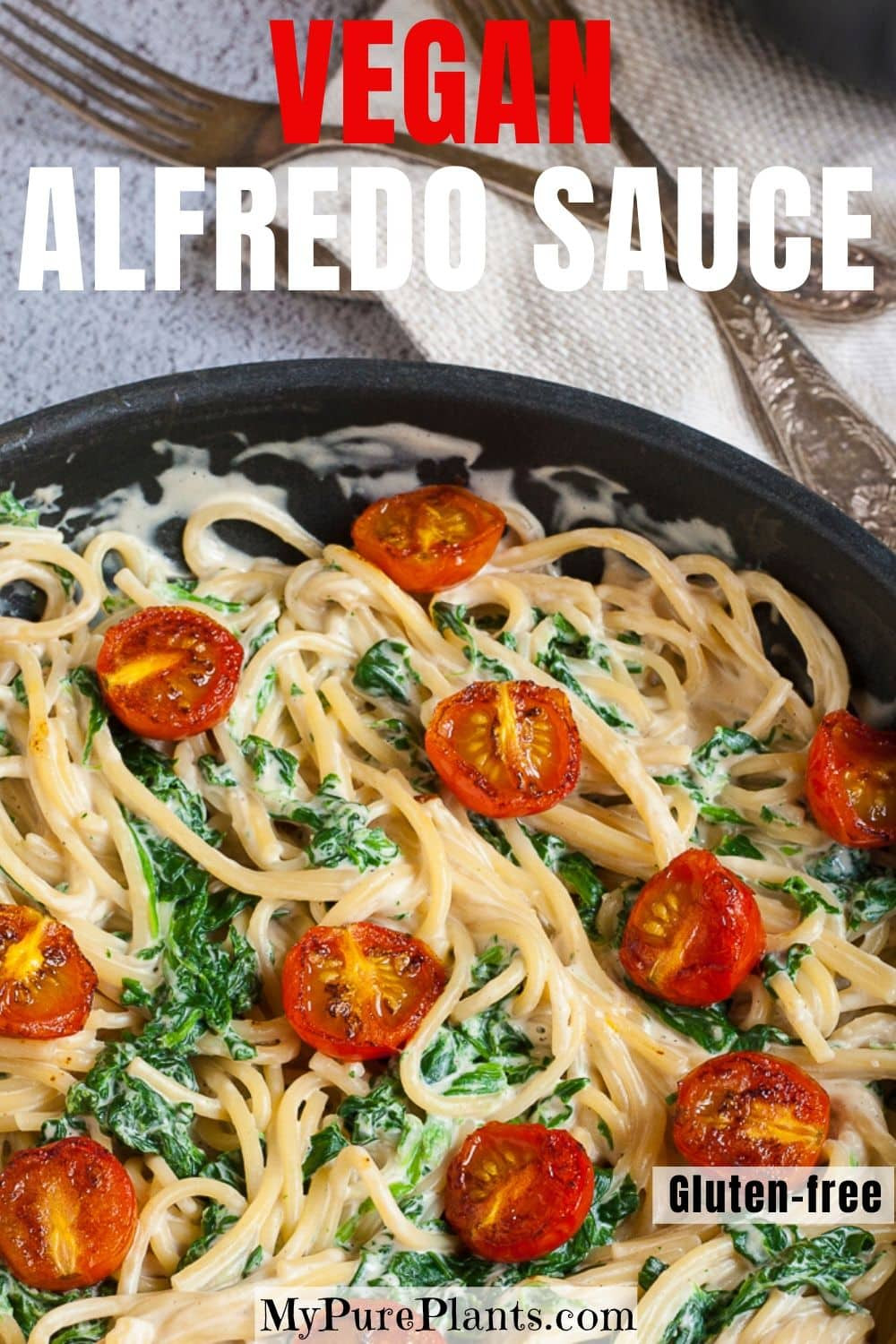 Easy Vegan Alfredo Sauce
 Easy Vegan Alfredo Sauce Oil free My Pure Plants