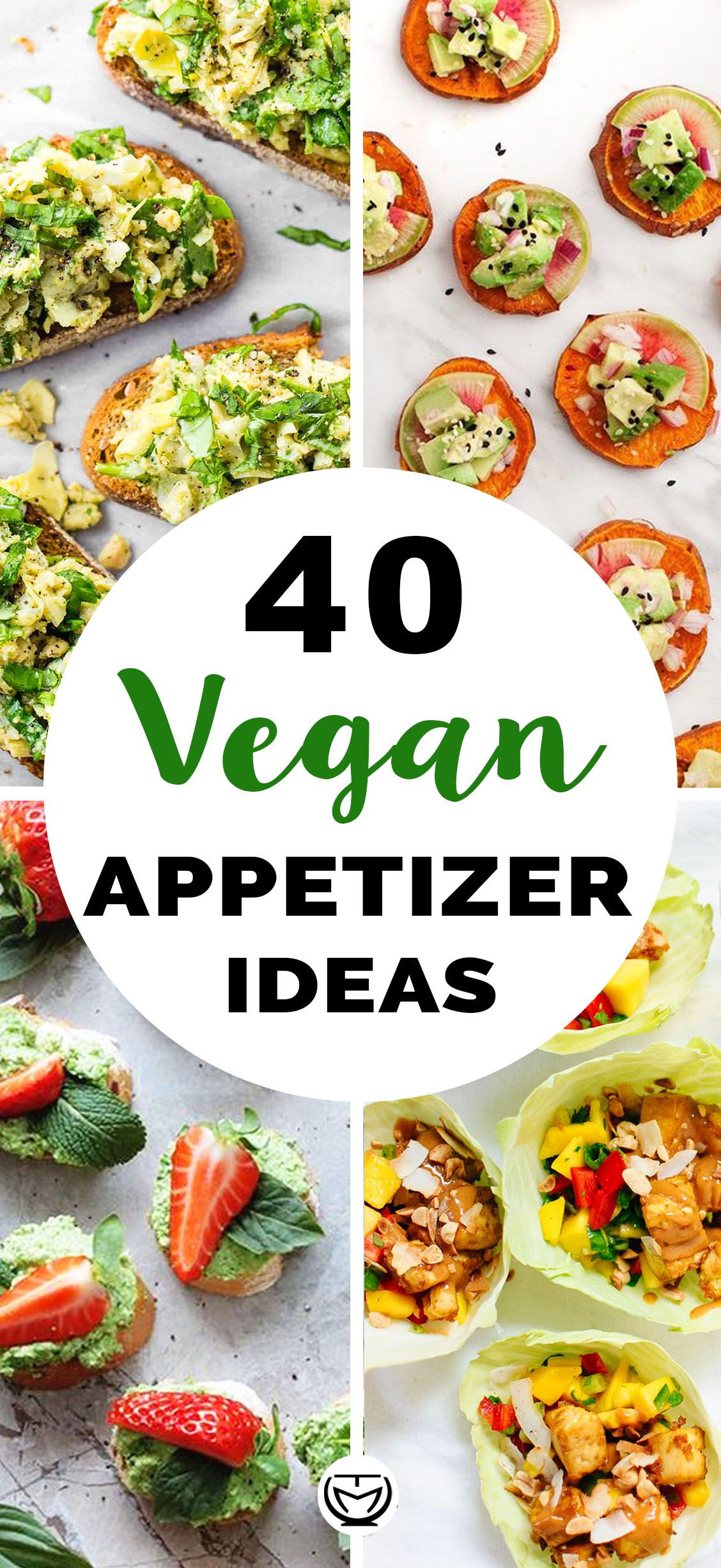 Easy Vegan Appetizers
 40 DELICIOUS AND EASY VEGAN APPETIZERS