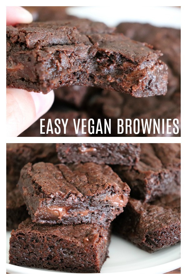 Easy Vegan Brownies
 Easy Vegan Brownies TheVegLife
