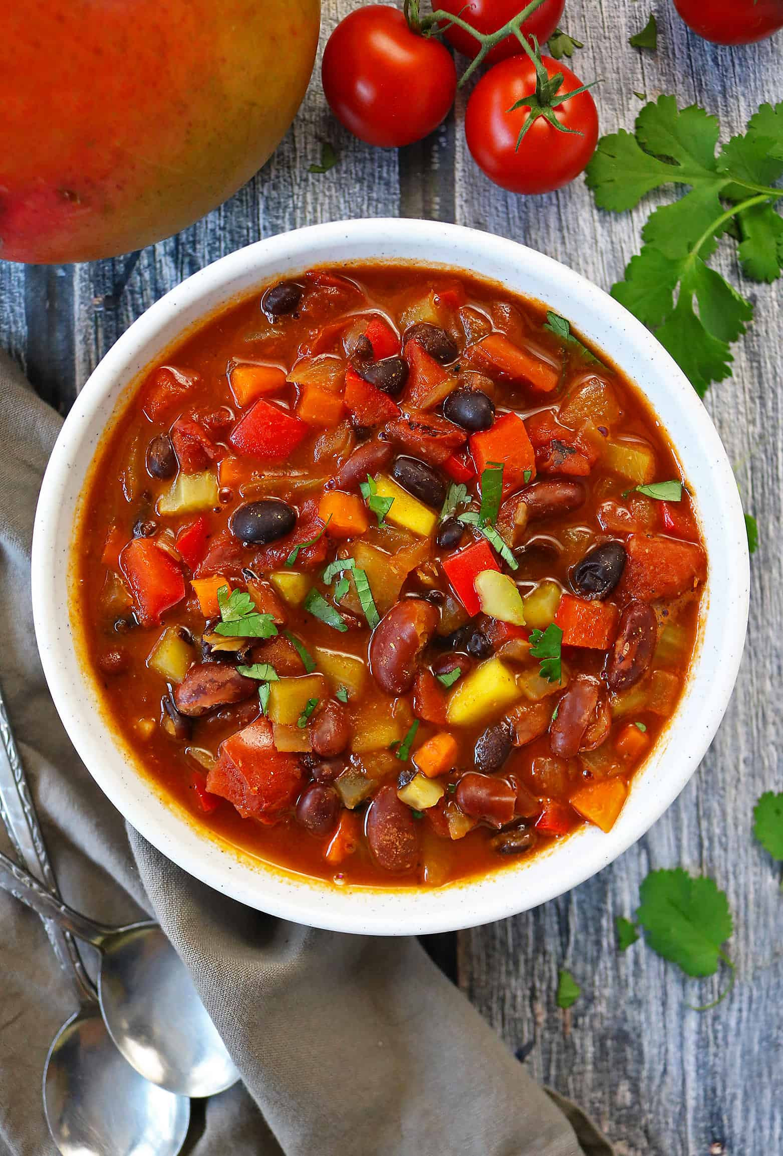 Easy Vegan Chili
 Easy Mango Chili A Ve arian Recipe Savory Spin