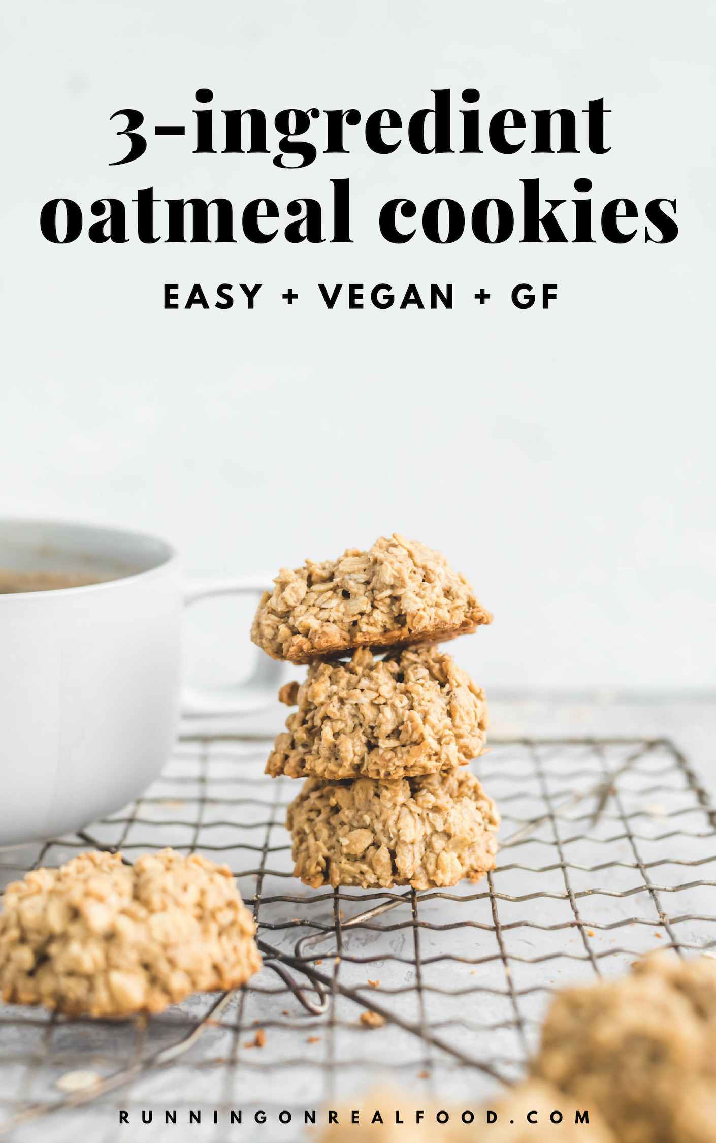 Easy Vegan Cookies 3 Ingredients
 Vegan 3 Ingre nt Oatmeal Cookies Recipe
